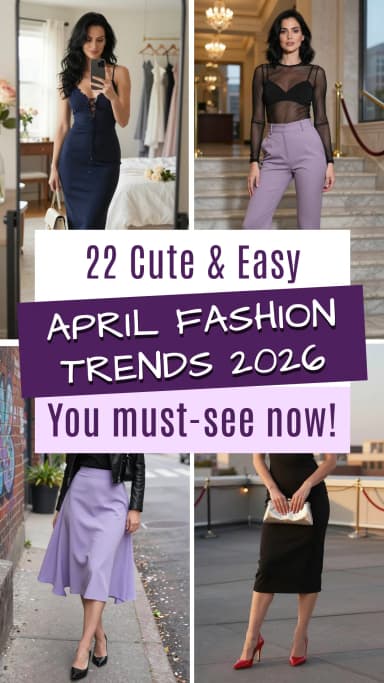 22 Best April Fashion Trends for Women 2026 🌸✨ | Cute, Chic & Stylish Outfit Ideas for Spring