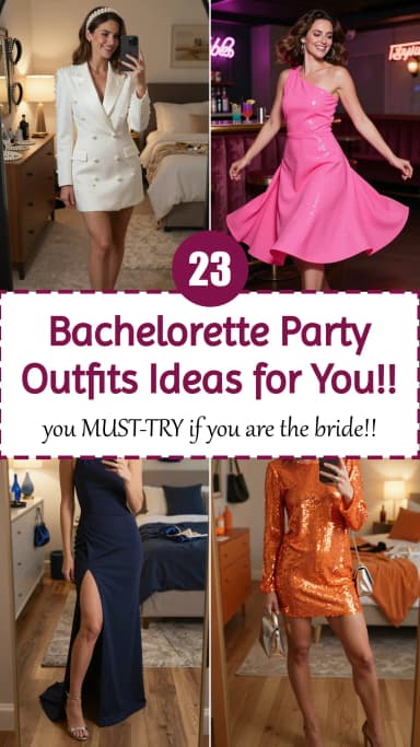 23 Stunning Bachelorette Party Outfits for Your Special Celebration 2026 | Best Bachelorette Party Outfit Ideas | Stunning Bachelorette Party Looks