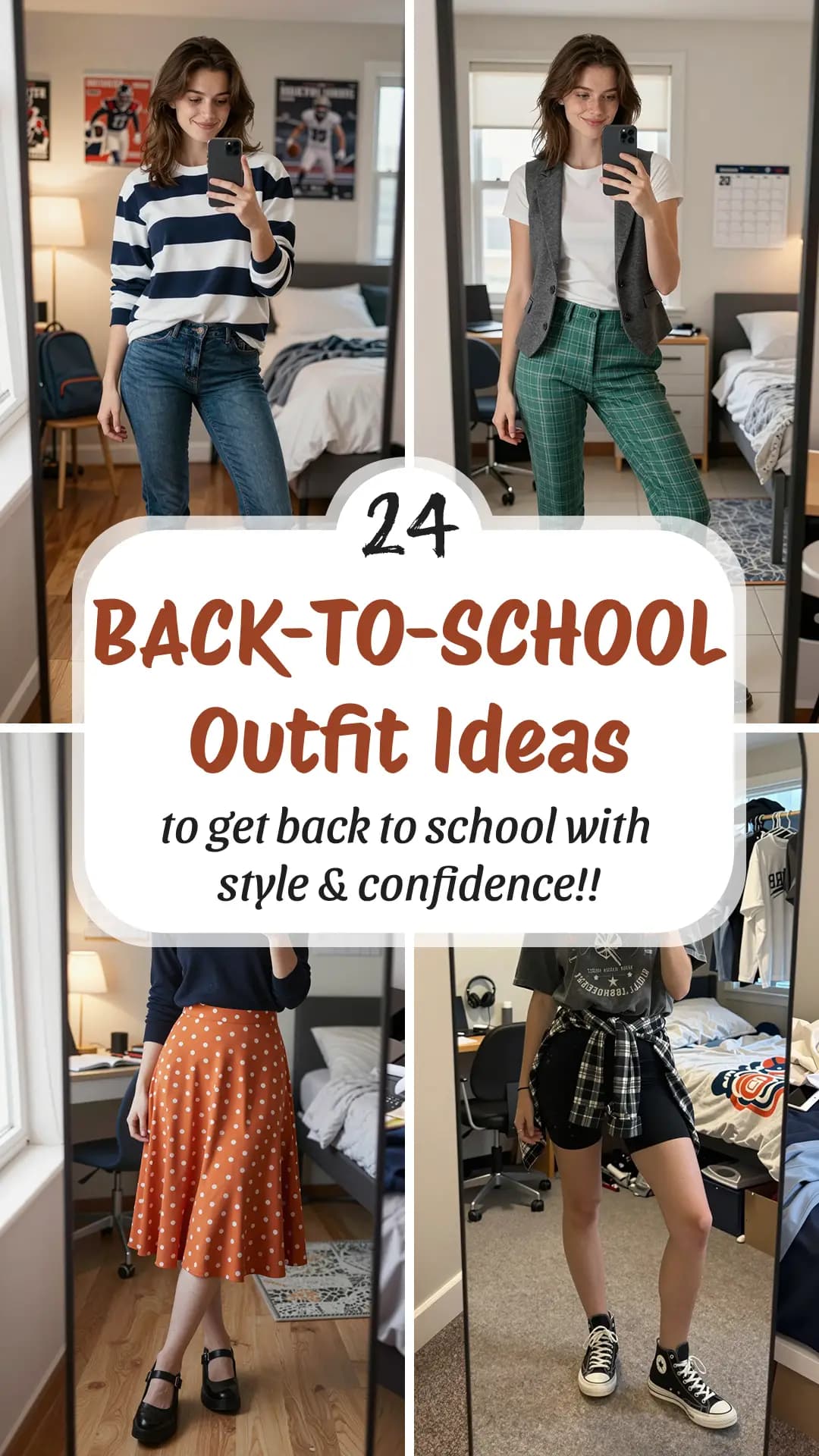 24 Fun Back to School Outfit Ideas for All Teens 2026 🎒✨