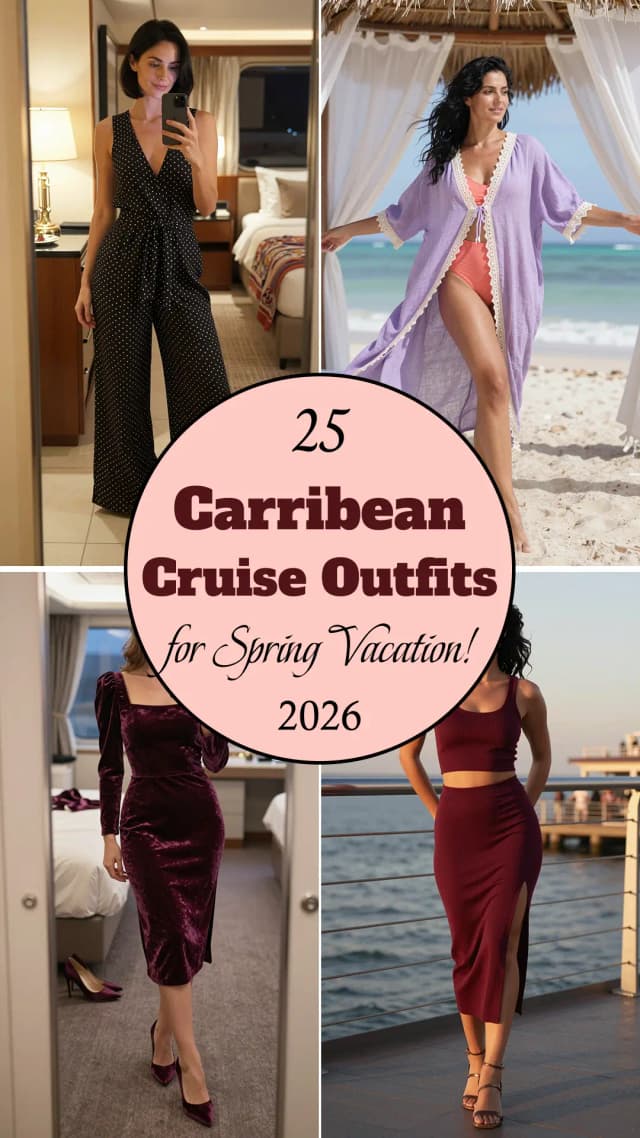 25 Caribbean Cruise Outfits for Spring Vacation 2026 🚢🌊 | Ultimate Packing List for Women | Best Tropical & Formal Night Looks
