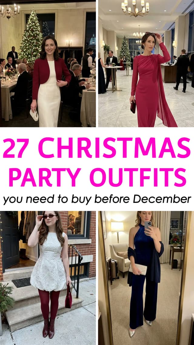 27 Christmas Party Outfits You Need Before December 2026