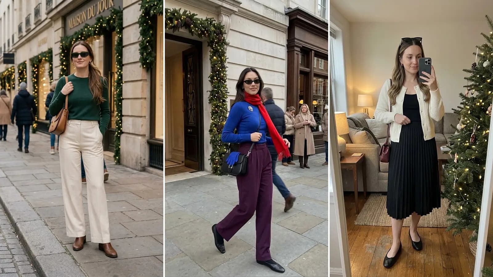 Christmas Shopping Outfits for Women