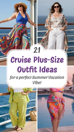 21 Best Cruise Outfits for Plus Size Women 2026 🚢⚓ | Chic, Comfy & Flattering Vacation Wear | Ultimate Packing List