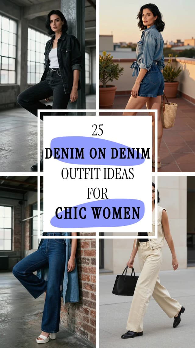 25 Best Denim on Denim Outfit Ideas for Women 2026 👖✨ | Chic Double Denim Looks & Trendy Styles | How to Wear Jean on Jean