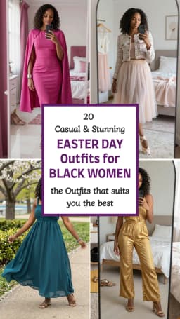 20 Easter Outfits for Black Women That'll Make You Shine 2026 🌸✨ | Best Easter Outfit Ideas for Black Women | Stunning Spring Outfits | Trendy Easter Fashion