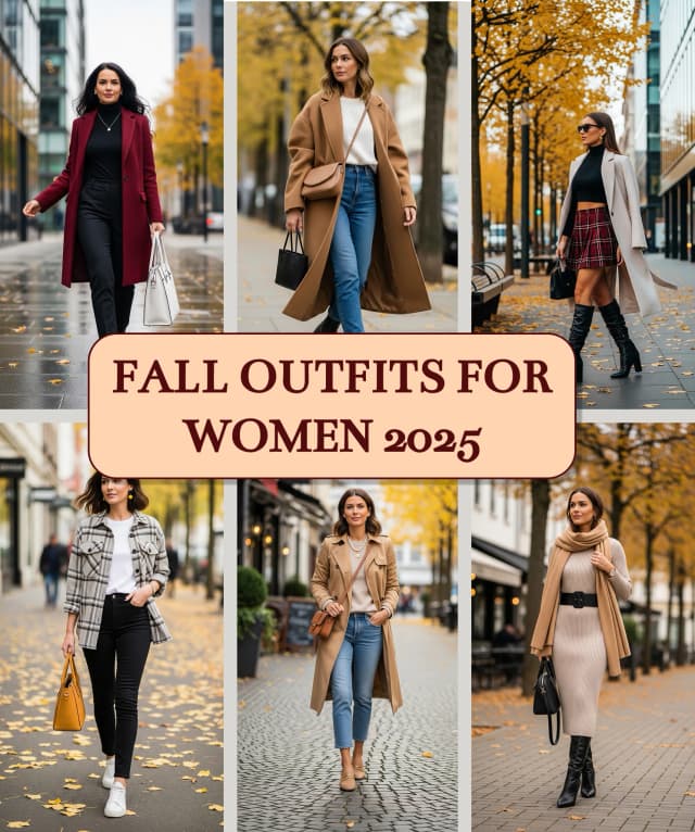 20 Cute and Casual Fall Outfits for Women - Fall Fashion Ideas and Fall Looks 2025 🍂✨