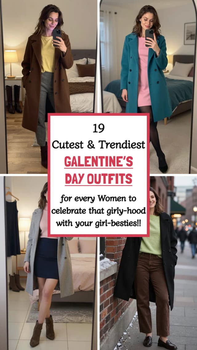 19 Galentines Day Outfits - Perfect Looks for Celebrating with Your Besties 2026 | Best Galentines Day Outfit Ideas | Cute & Chic Friend Celebration Looks