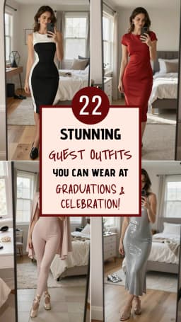 22 Graduation Guest Outfits - Perfect Looks for Celebrating Success 2026 🎓✨ | Best Graduation Guest Outfit Ideas | Stunning Graduation Guest Looks | Trendy Graduation Guest Fashion