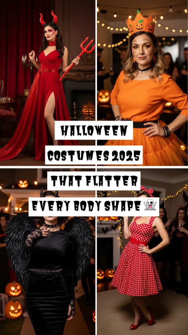 Best and Aesthetic Halloween Costumes Ideas 2025 That Flatter Every Body Shape 👻🎃
