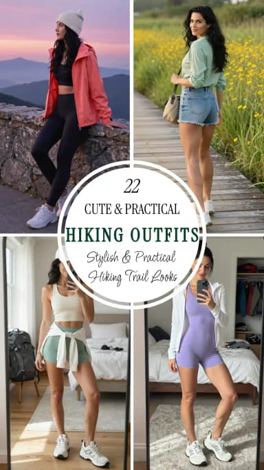 22 Cute Hiking Outfits for Women 2026 🌲🥾 | Stylish & Practical Hiking Trail Looks