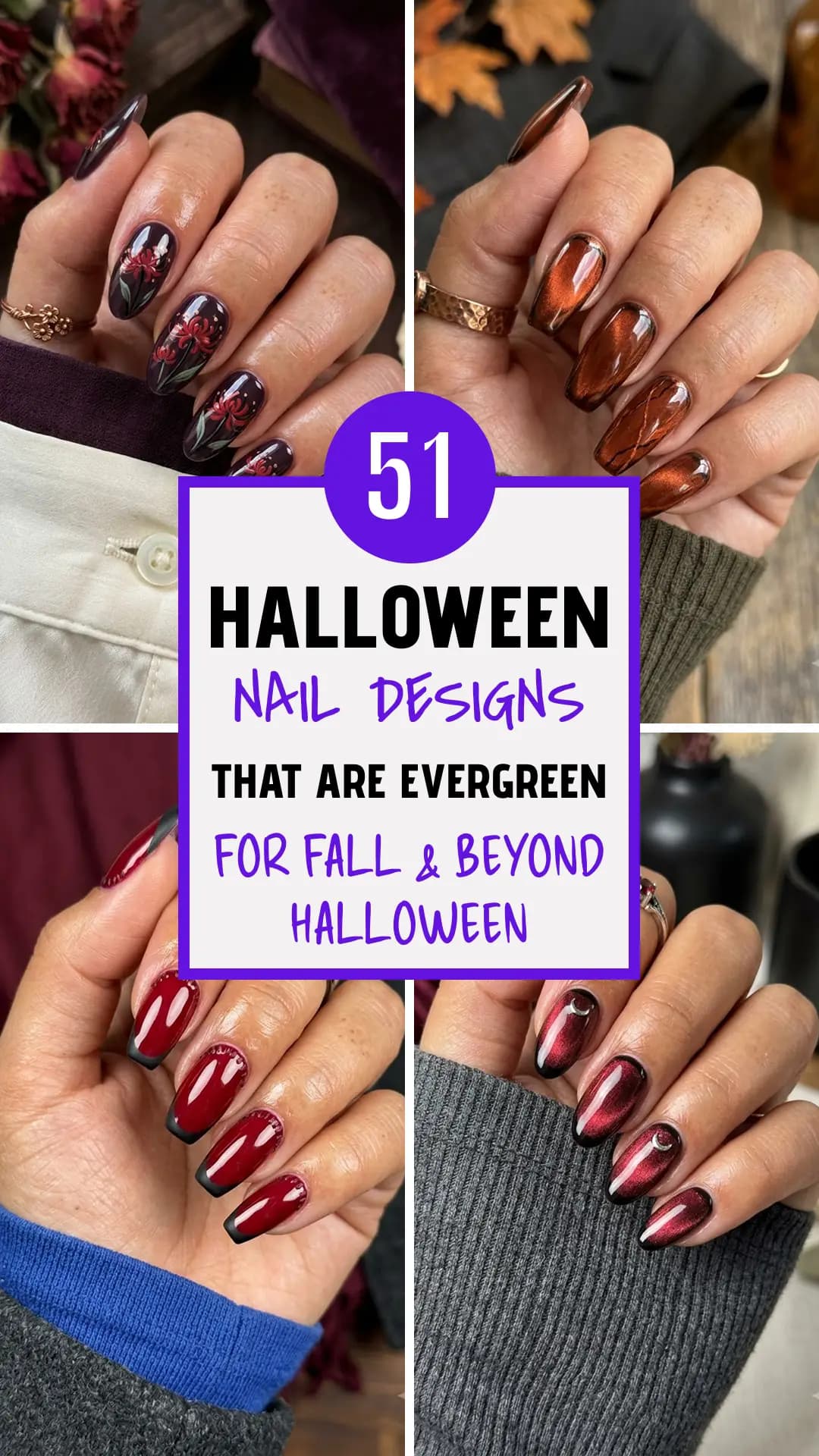 51 Halloween Nail Ideas That Are Trending in 2026 👻💅✨