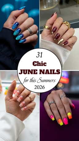 31 Stunning June Nail Designs for Summer 2026 ☀️💅