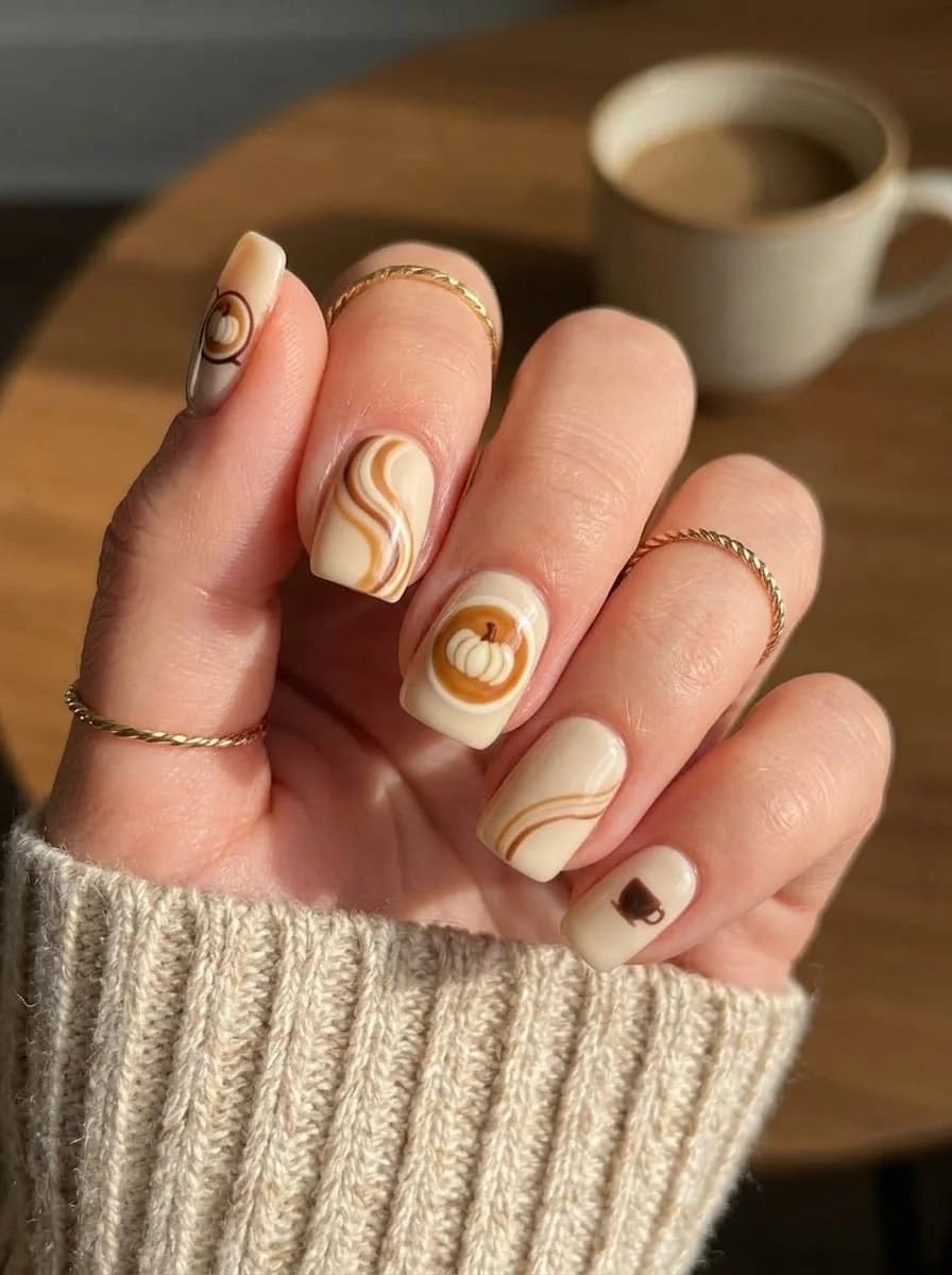 Pumpkin Nail Art Designs That Feel Autumny