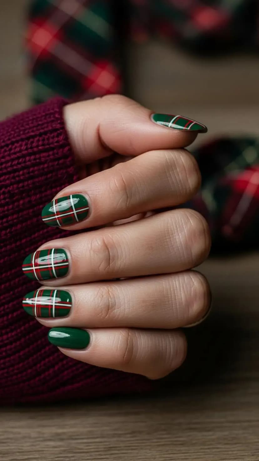 Classic Red & Green Plaid Tartan Pattern