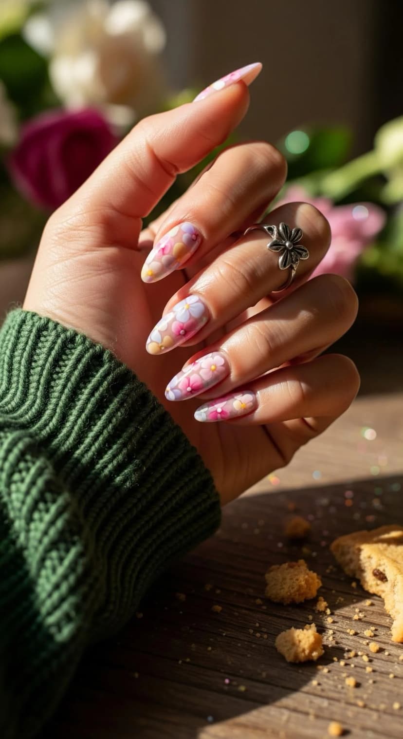 Floral Nail Art