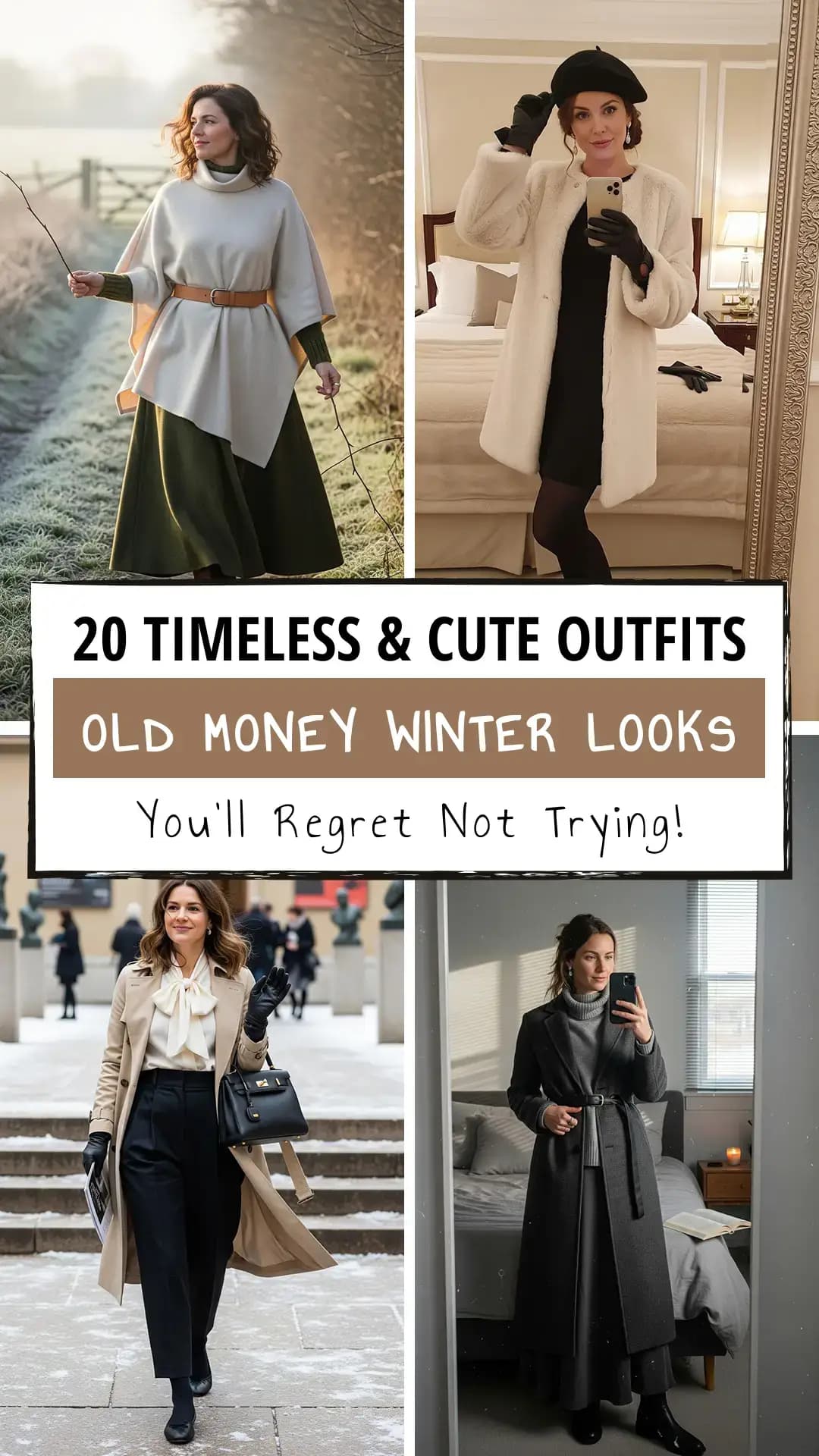 20 Old Money Winter Outfits for Timeless Elegance 2026