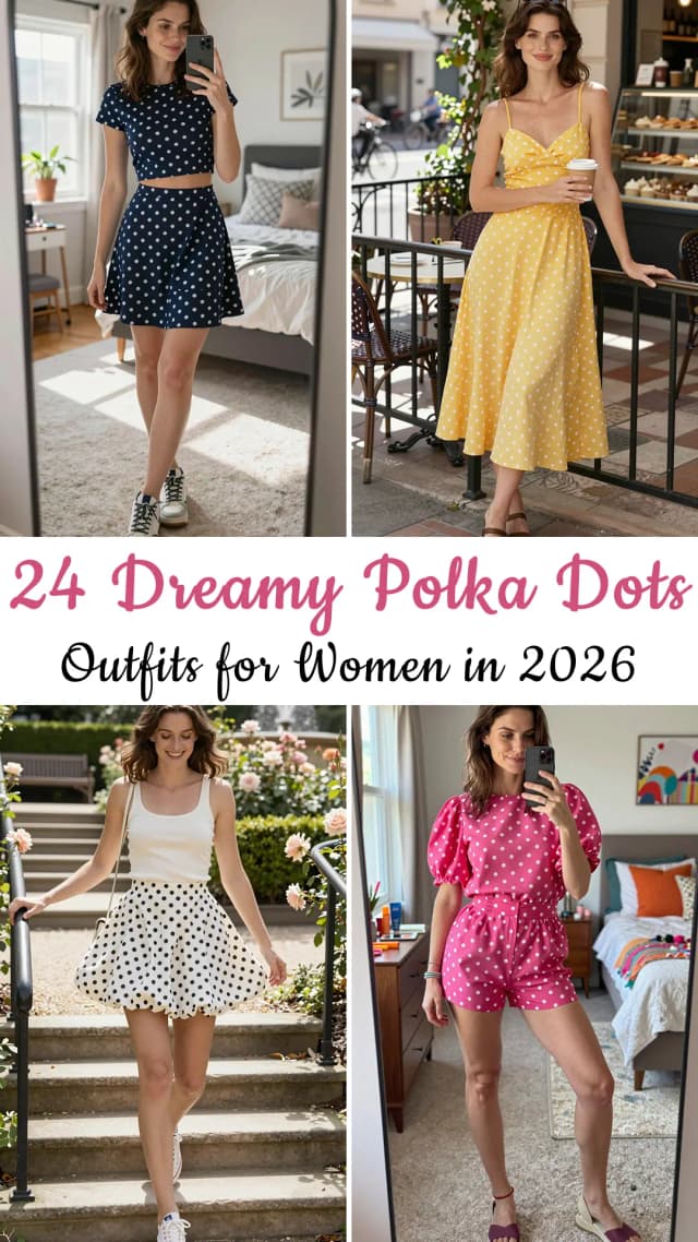 24 Polka Dots Outfits for Timeless Charm 2026 🔴✨ | Best Polka Dot Outfit Ideas | Playful & Elegant Polka Dot Fashion | Trendy Polka Dot Looks