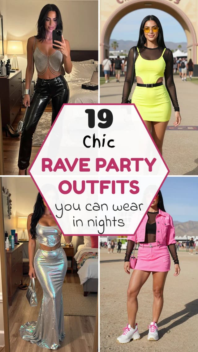 19 Best Rave Party Outfits for Women 2026 🌈✨ | Trendy, Edgy & Creative Festival Appearance Guide for an Unforgettable Night