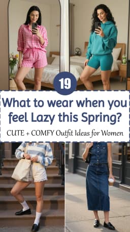 19 Cute & Cozy Outfits to Wear on a Lazy Spring Day 2026 🌸☕ | Relaxed Spring Style & Comfy Casual Looks for Home & Errands