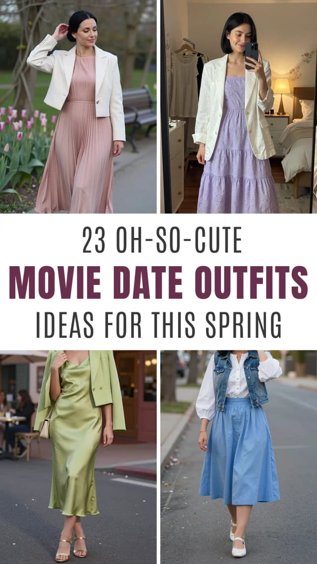 23 Classy Spring Movie Date Night Outfits for Women 2026 🌸🎬 | Cute, Cozy & Trendy Cinema Looks