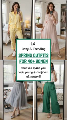 14 Spring Outfits for Women Over 40 2026 🌸✨ | Best Spring Outfit Ideas for Mature Women | Timeless Style & Elegance | Sophisticated Spring Fashion