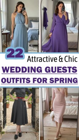 22 Spring Wedding Guest Outfits for Looking Absolutely Gorgeous At the Wedding in 2026 | Best Spring Wedding Guest Outfit Ideas | Elegant Wedding Guest Looks | Trendy Spring Wedding Fashion