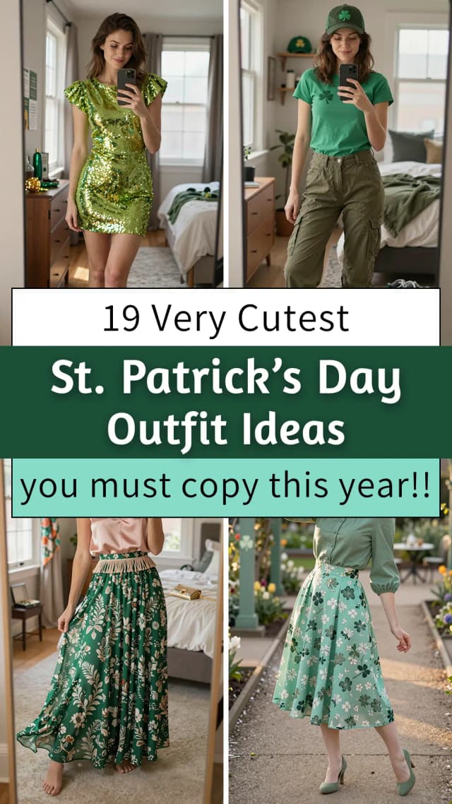 19 St. Patrick's Day Outfits for a Festive Celebration 2026 | Best St. Patrick's Day Outfit Ideas | Festive and Chic Looks for Your Celebration