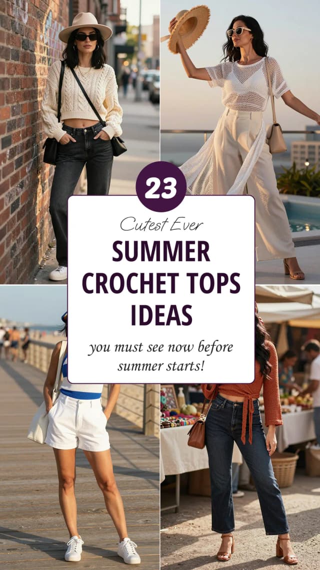 Summer Crochet Trends 2026: 23 Tops You Need Now 🧶✨ | Crops, Halters & Boho Chic | How to style crochet tops this Summer 2026