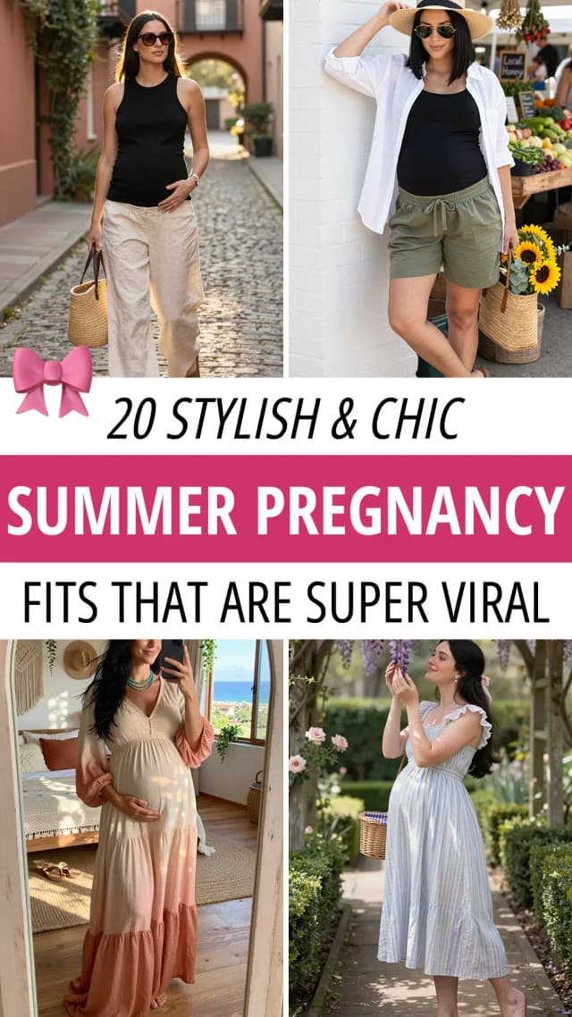 20 Best Summer Pregnancy Fits to Hide Your Belly 2026 🤰☀️👗 | Chic, Comfy & Flattering Maternity Style Guide | How to Hide a Bump in Summer