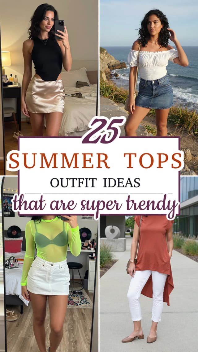 25 Best Summer Tops Outfit Ideas for Women 2026 ☀️👚🌿 | Effortless Summer Style Guide