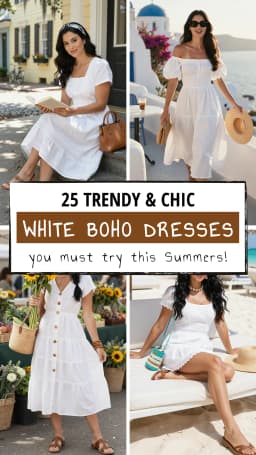 25 Dreamy Summer White Boho Dresses for Women (2026)