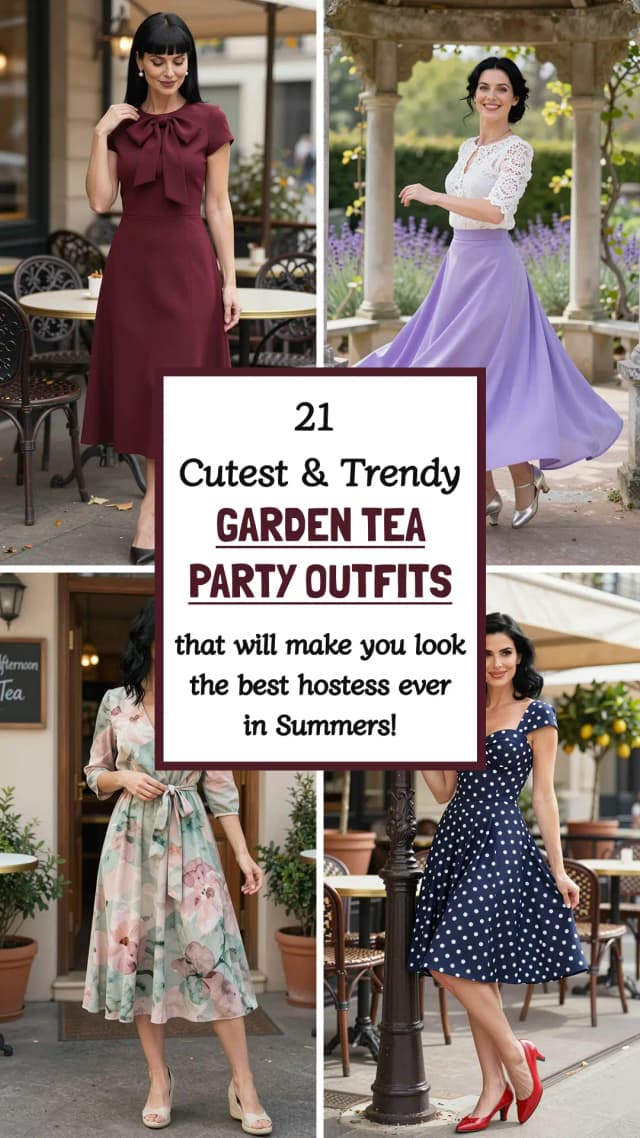 21 Best Tea Party Outfits for a Fun Outdoor Event 2026 🫖🌸 | What to Wear to a Tea Party | Chic Spring & Summer Garden Style Guide