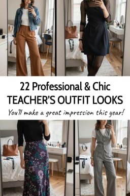 22 Teacher Outfits for Effortlessly Chic Style 2026 👩‍🏫✨ | Best Teacher Outfit Ideas | Professional & Stylish Looks for Teachers