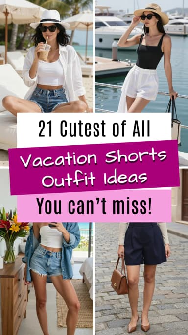 20+ Best Vacation Shorts Outfits for Women 2026 🌴🩳✨ | Trendy, Cute & Stylish Summer Holiday Looks | From Beach to Dinner