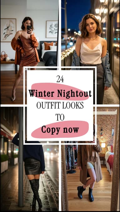 24 Stunning Winter Night Out Outfits 2026 ❄️✨ | Cold Weather Going Out Looks