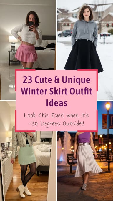 23 Winter Skirt Outfits for Women 2026 ❄️✨ | Stylish, Warm, and Trendy Skirt Outfit Ideas for Winter | Best Midi, Maxi, and Mini Skirt Looks with Boots, Tights, and Layers