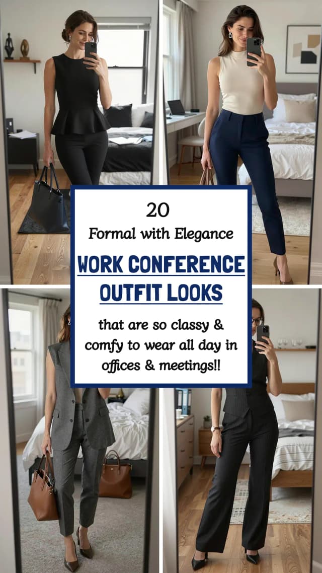 25 Work Conference Outfits for Professional Style to Style in 2026 | Best Work Conference Outfit Ideas | Formal & Elegant Conference Looks