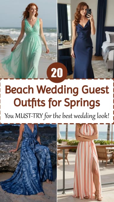 20 Best Beach Wedding Guest Outfits for Women 2026 🏖️💍 | Elegant, Boho & Formal Dresses