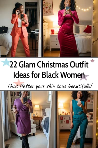 22 Christmas Outfits for Black Women 2025 πβ¨ | Best Christmas Outfit Ideas for Black Women | Stunning Holiday Style | Festive Looks for Every Celebration