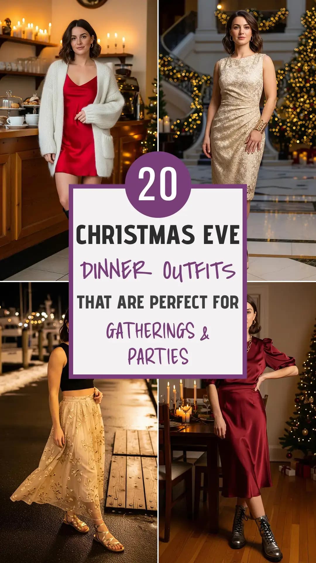 20 Christmas Eve Dinner Party Outfits That Are Not Red and Green 2025 🎄✨