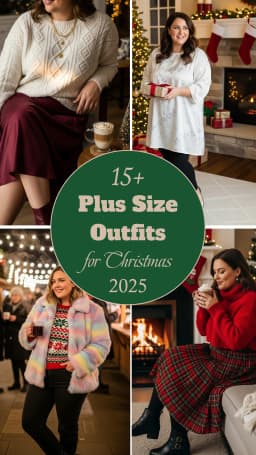 15 Best Plus Size Christmas Outfit Ideas 2025 πβ¨ | Flattering Holiday Looks for Curvy Women