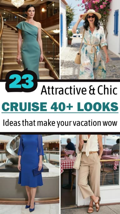 23 Best Cruise Outfits for Women Over 40 and 50 ๐ขโจ