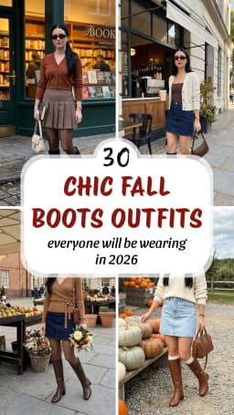 30 Fall Boots Outfits That Don’t Look Stuck in 2026