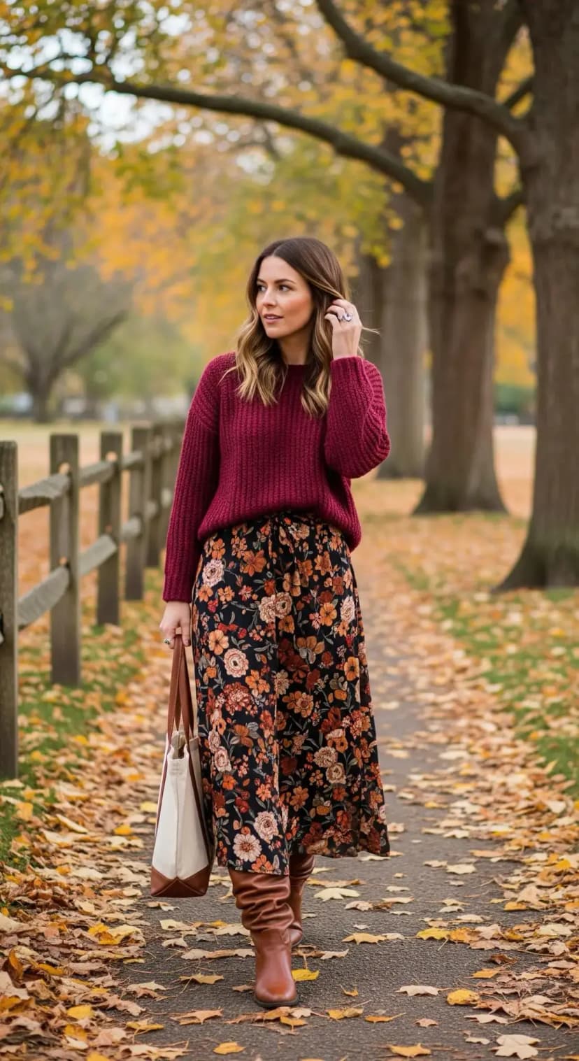 Floral Maxi Skirt