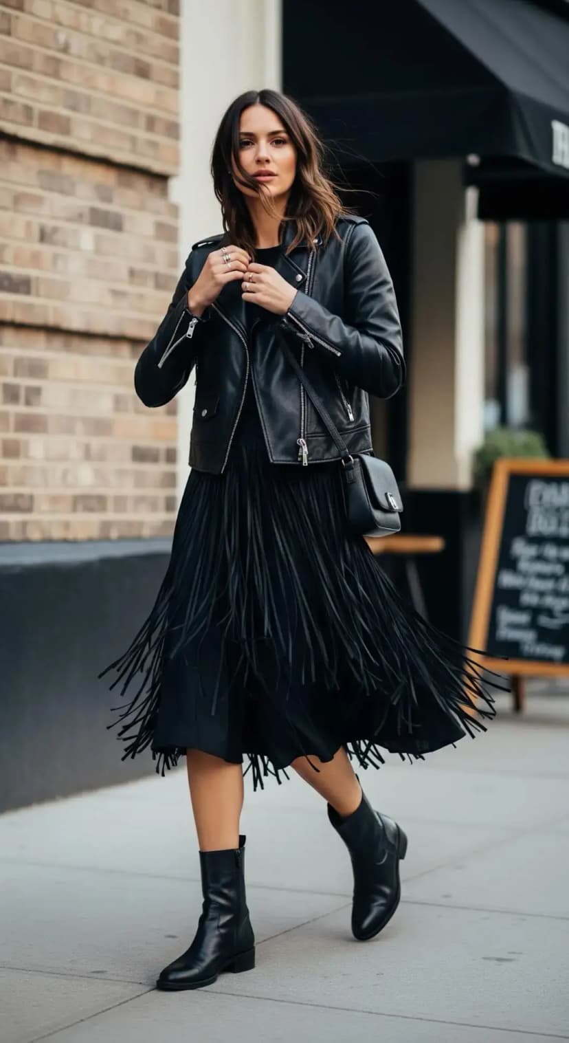 Fringe Skirt Style