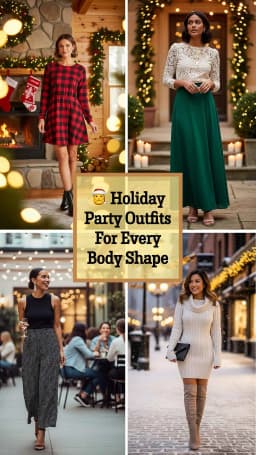 Holiday Party Outfits That Flatter Every Figure: 2025 Fashion Guide πβ¨ | Best Party Looks for Hourglass, Pear, Apple & Rectangle Body Shapes