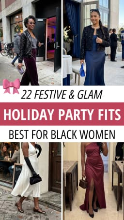22 Holiday Party Outfits for Black Women for Every Kind of Invite