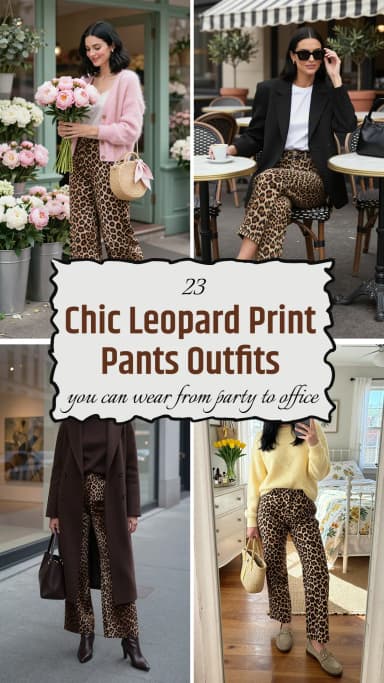 23 Fierce Leopard Print Pants Outfits (2026)
