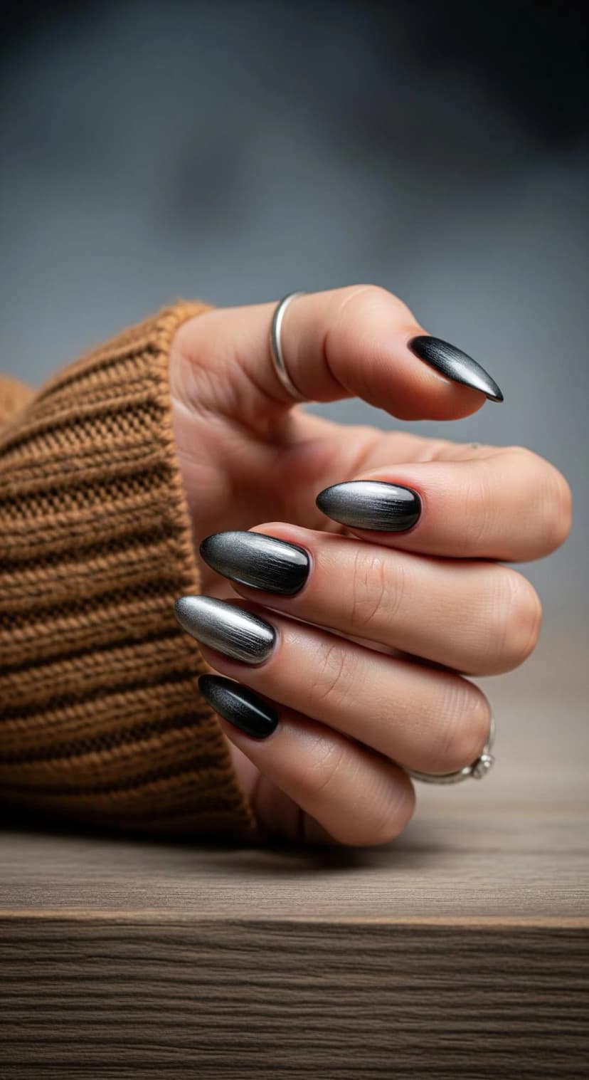 Silver Ombre Nails (Soft Glam, Everyday Edition)