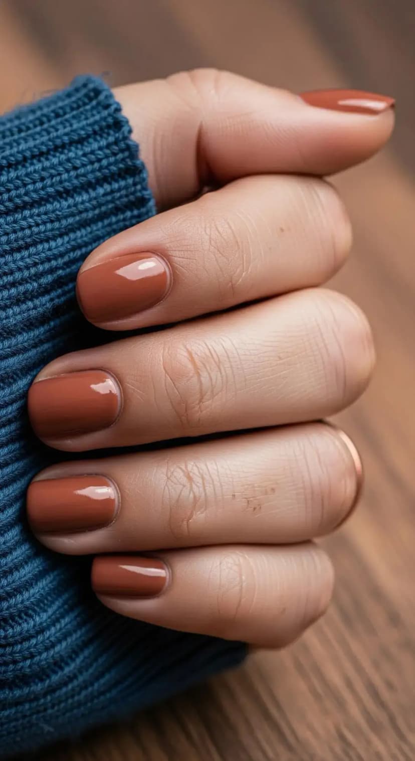 Minimal Terracotta Nails